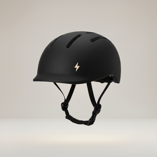 Kinderhelm - Mat Zwart